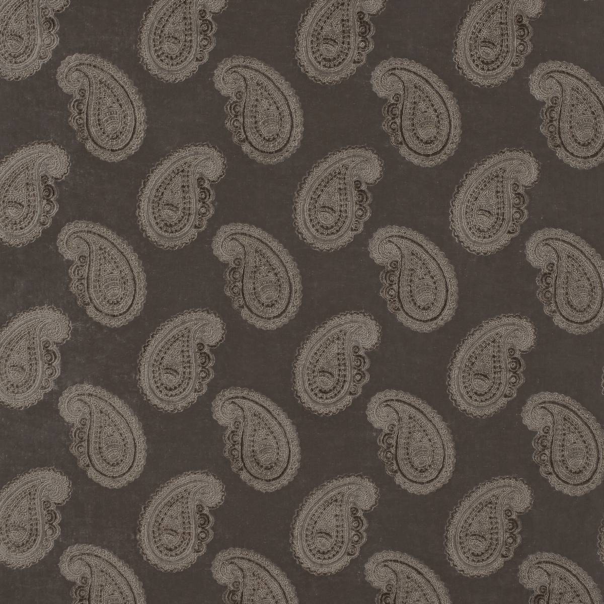 Orissa Velvet Sable Fabric by Zoffany