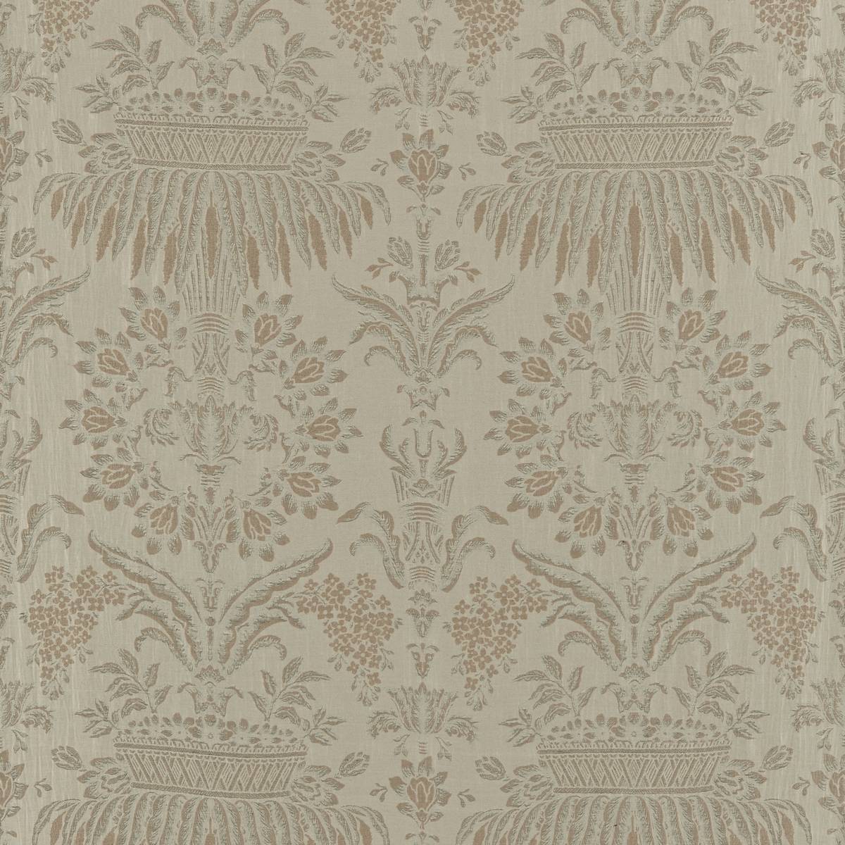 Long Gallery Silver Fabric by Zoffany