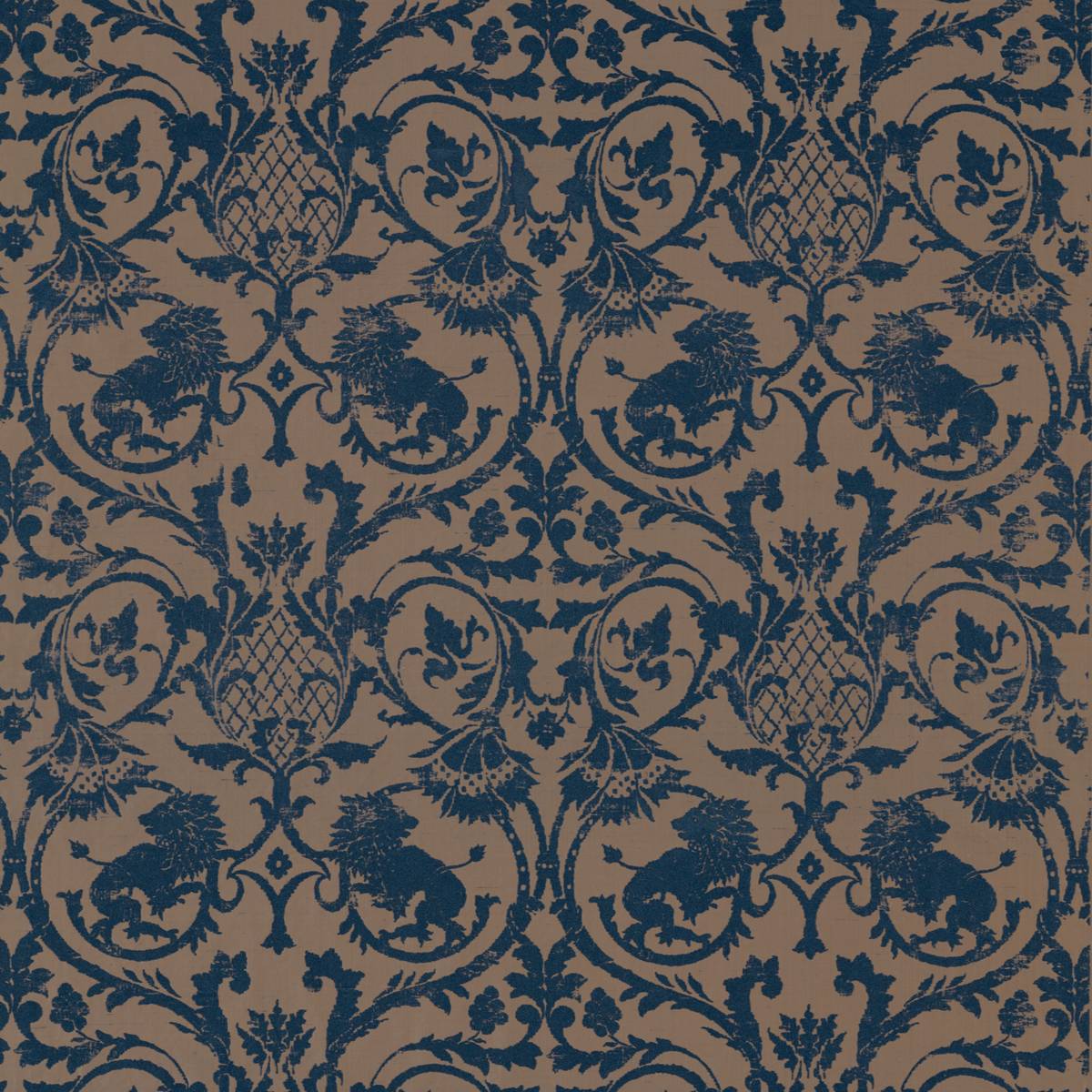 Landseer Prussian Blue Fabric by Zoffany