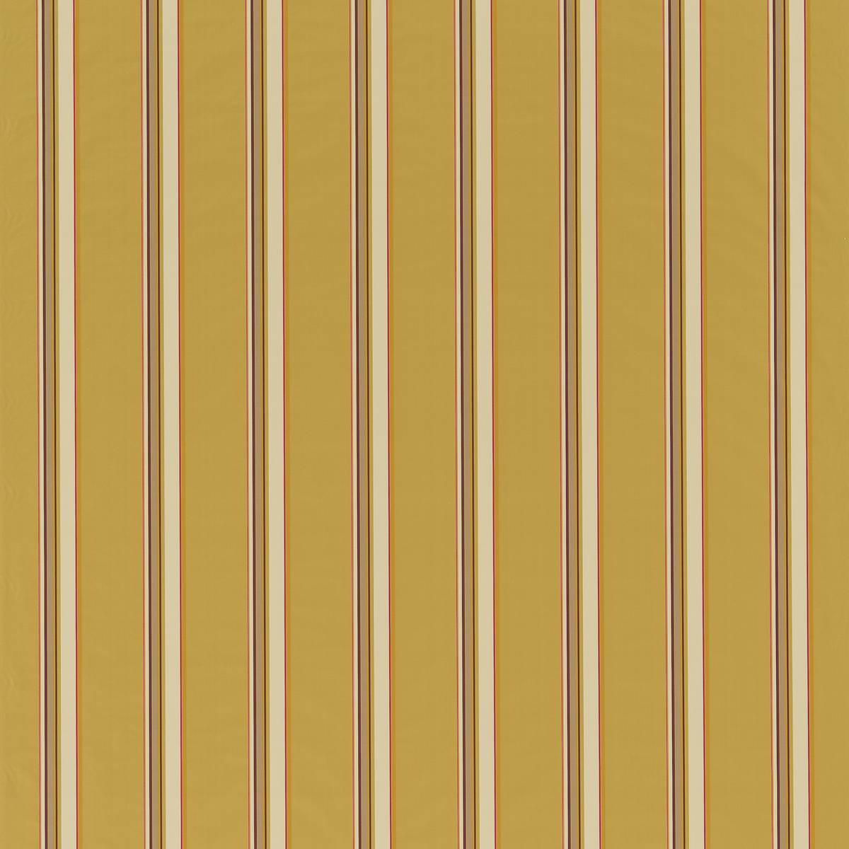 Agate Stripe Gold/Burgundy Fabric by Zoffany