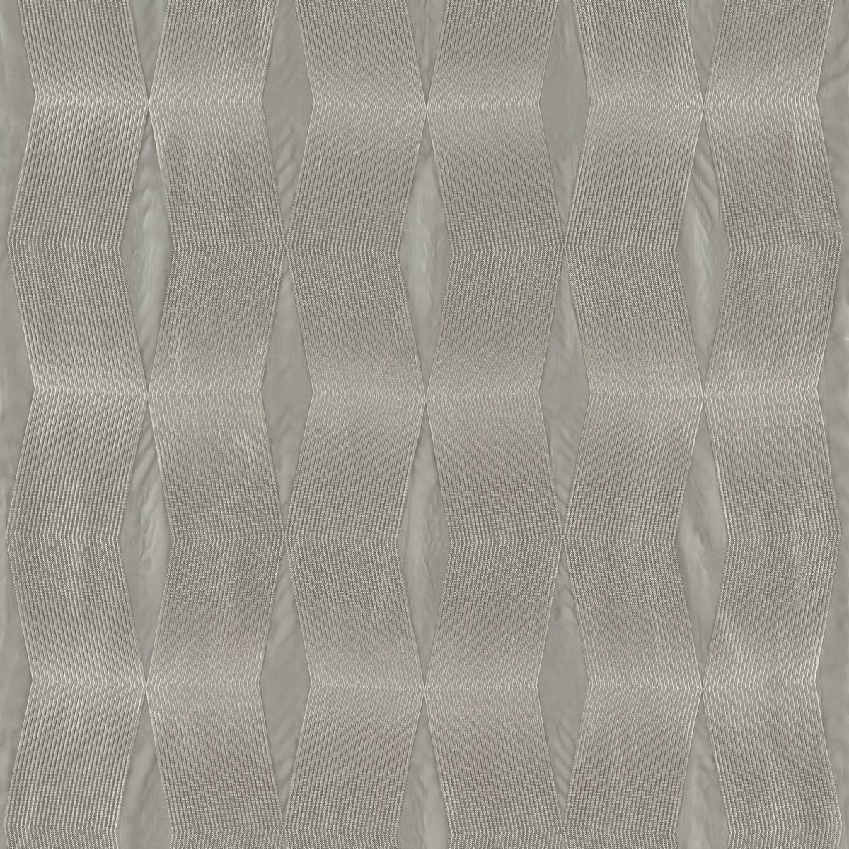 Diamond Sheer Pewter Fabric by Zoffany