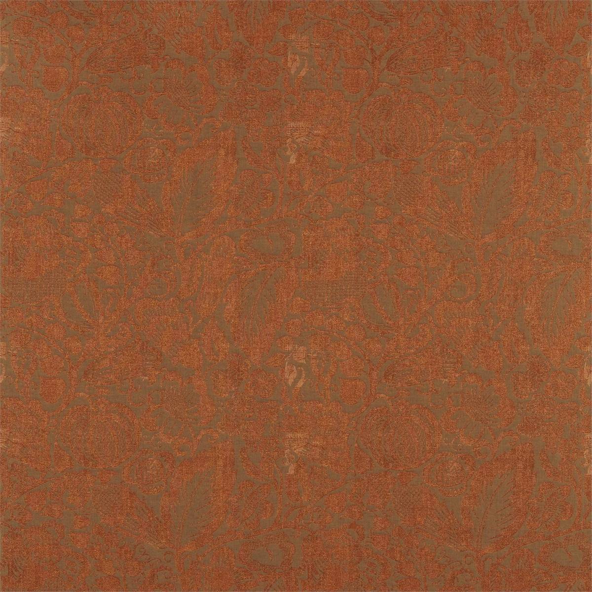 Granada Copper Fabric by Zoffany