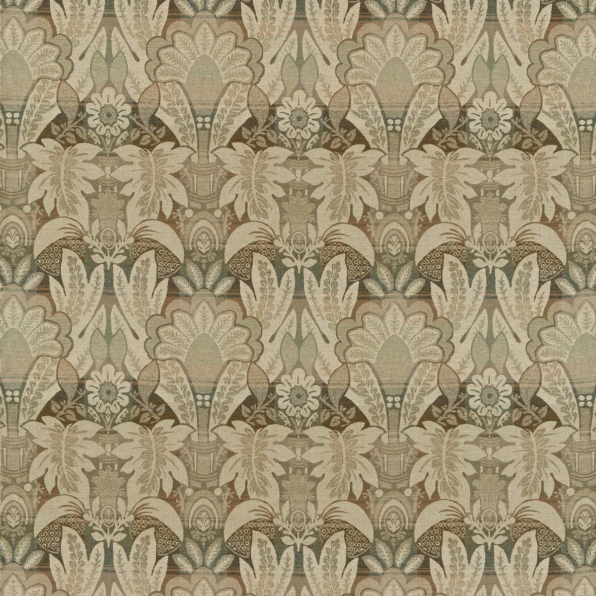 Montrose Natural/Stone Fabric by Zoffany