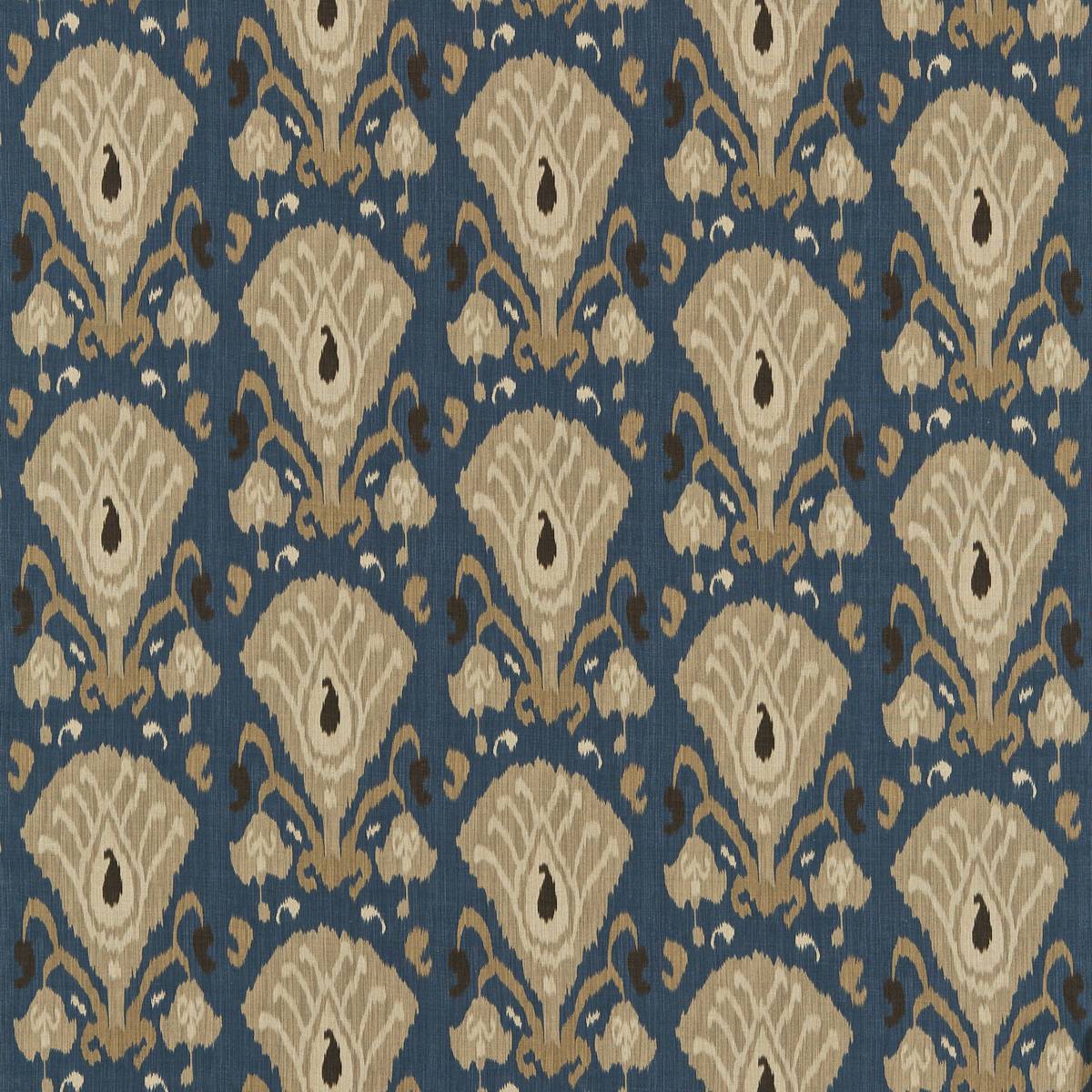 Annapurna Indigo/Linen Fabric by Zoffany