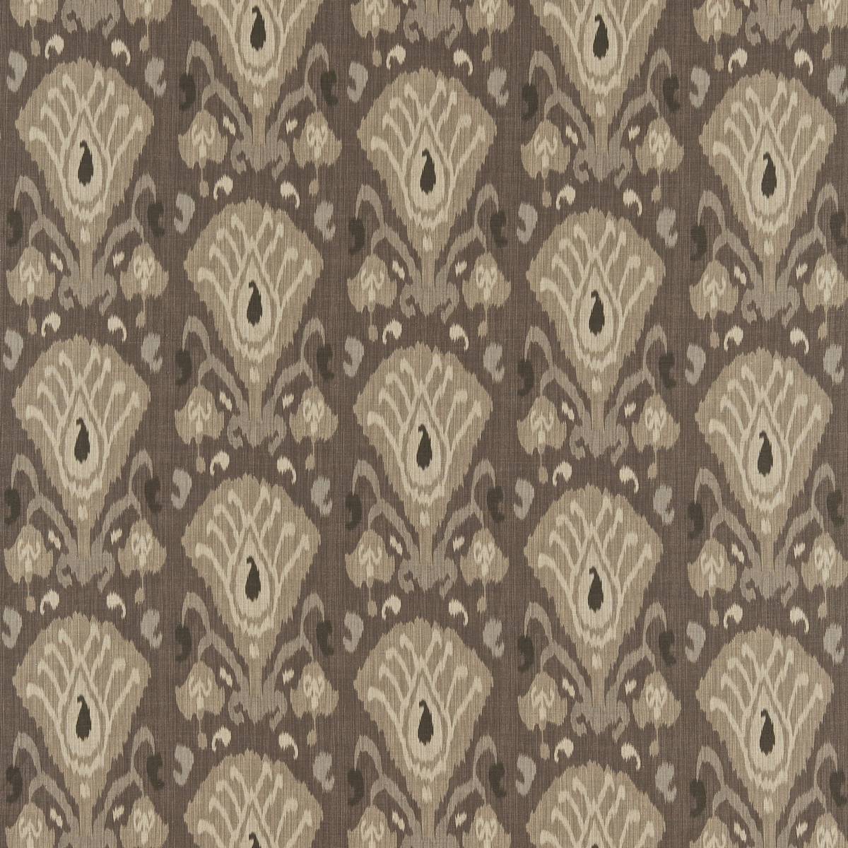 Annapurna Taupe/Chocolate Fabric by Zoffany
