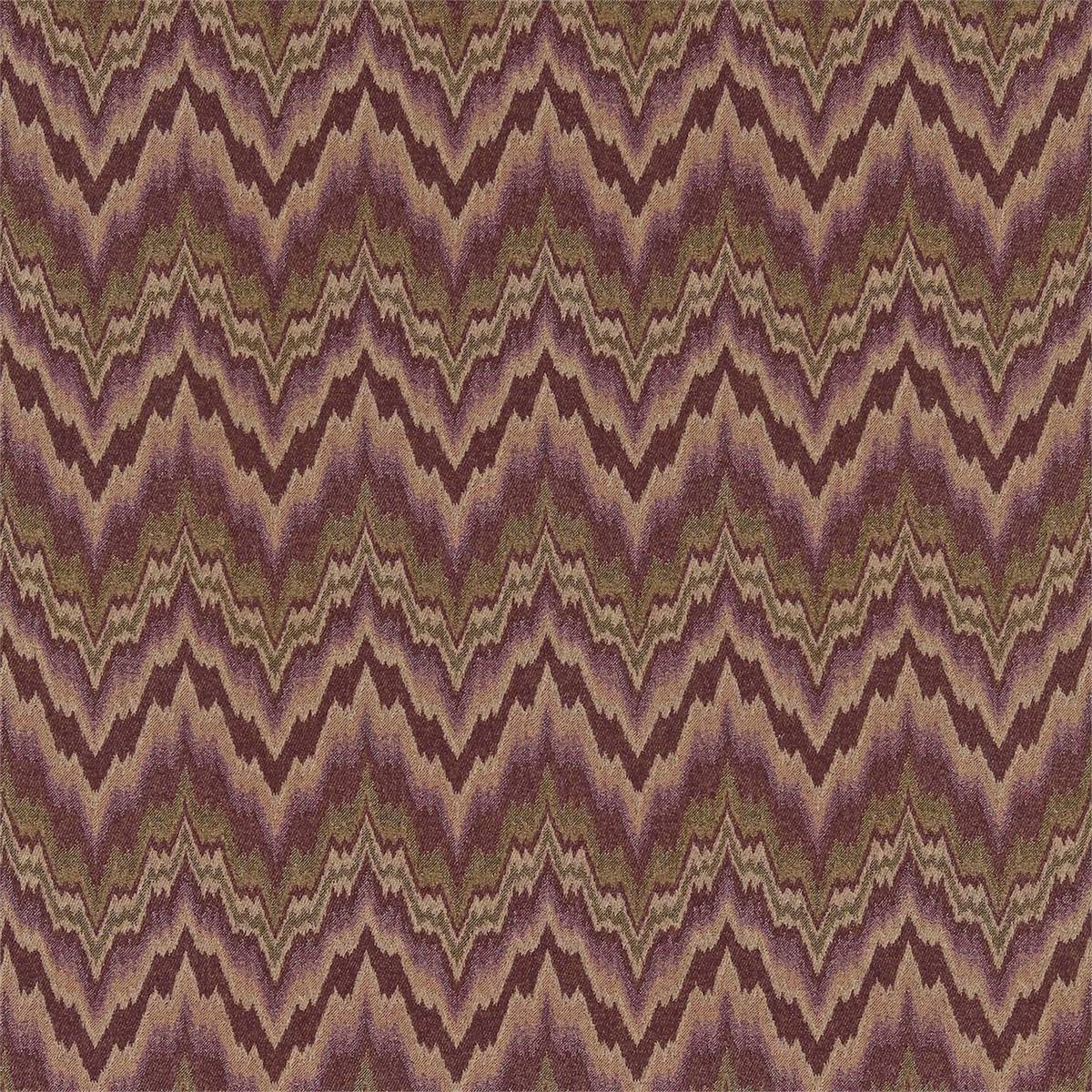 Malvern Burgundy Fabric by Zoffany