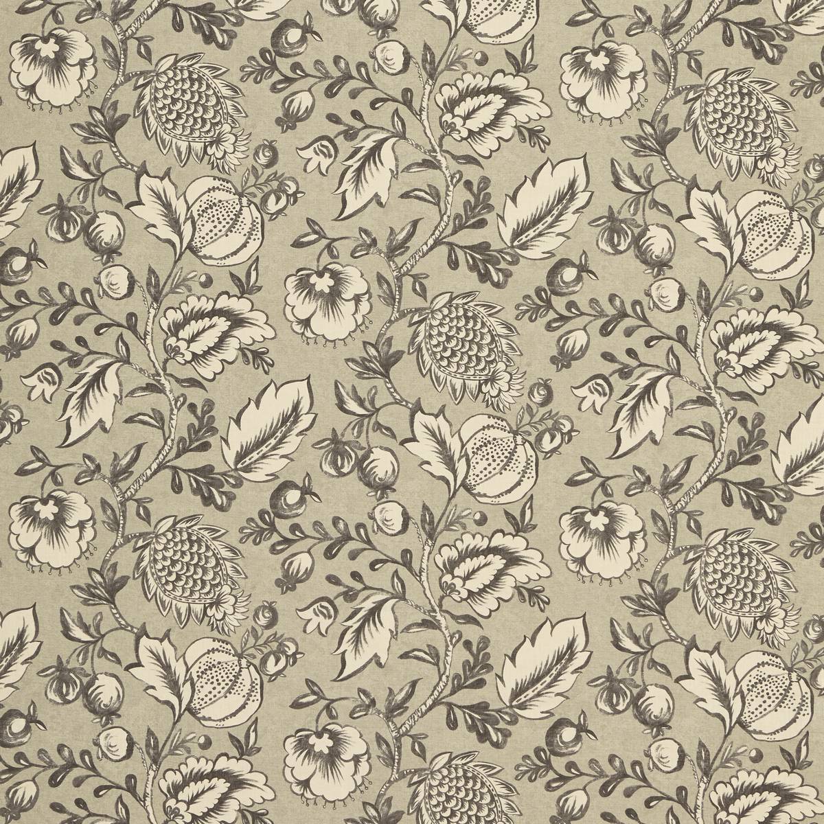 Winterbourne Charcoal Fabric by Zoffany