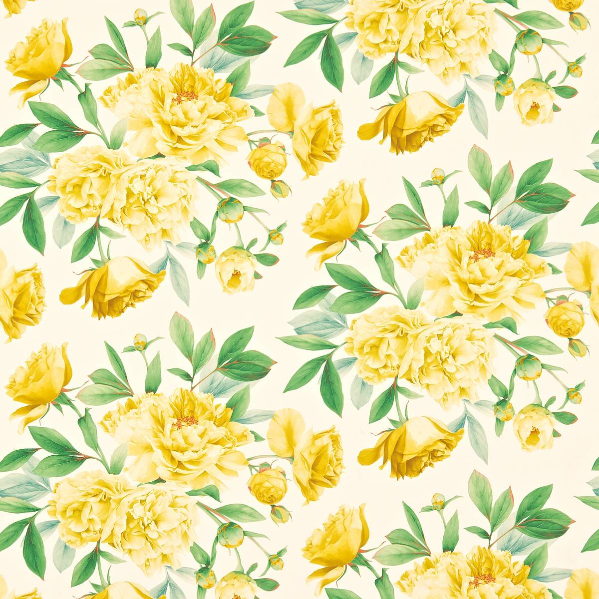 Phoebe Cadmium Yellow Fabric by Zoffany