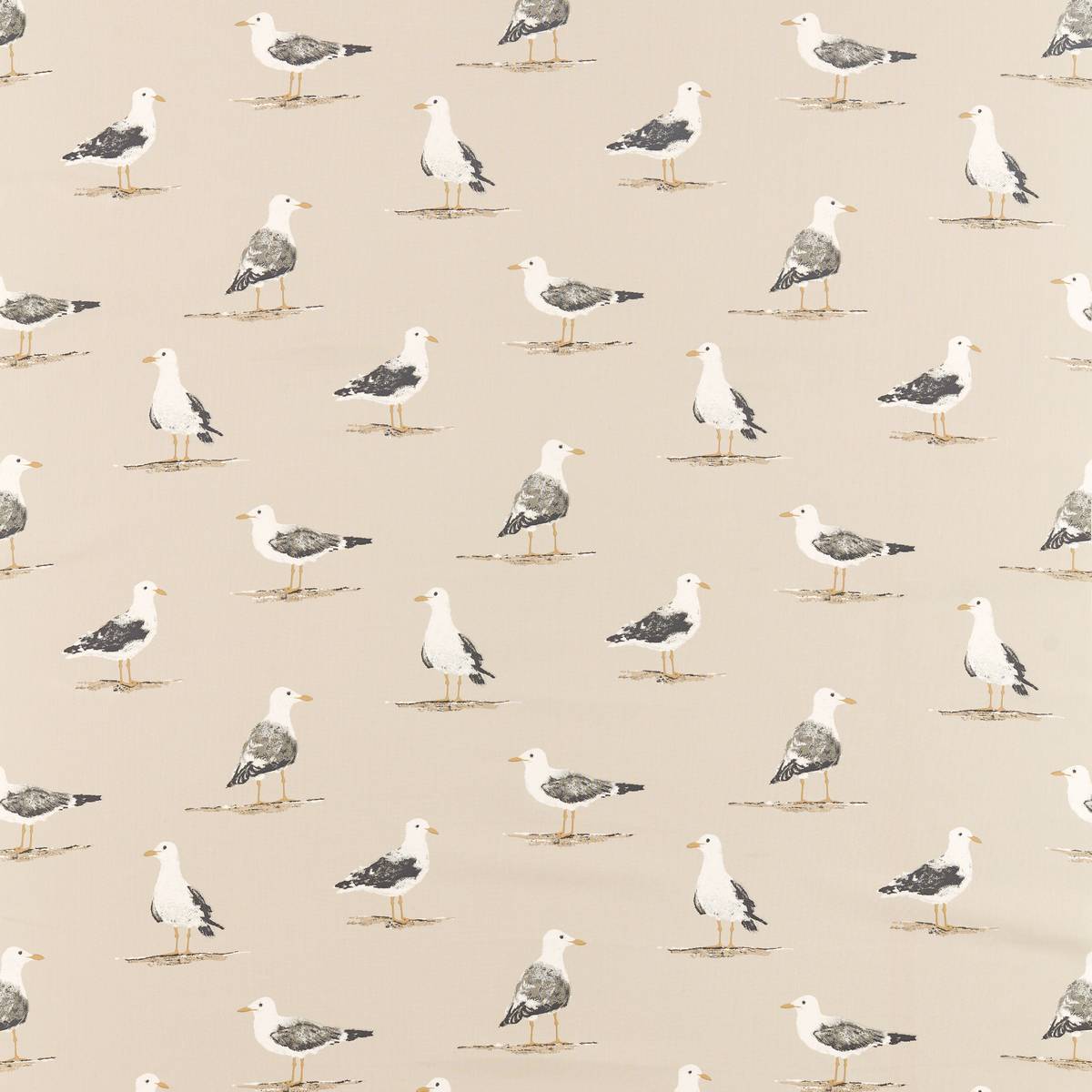 Shore Birds Driftwood Fabric by Sanderson