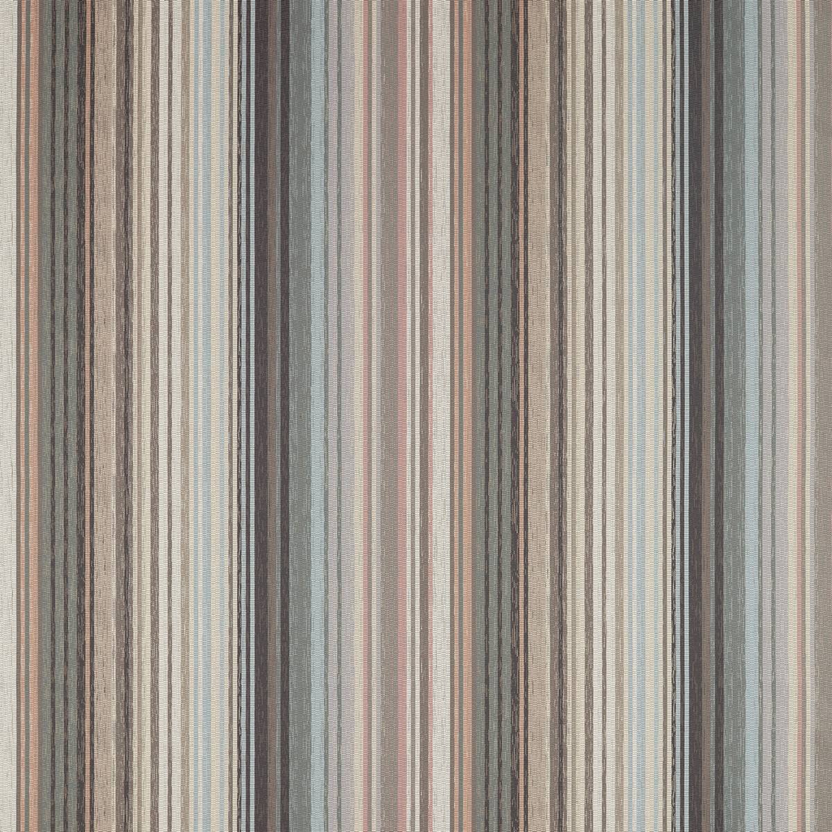 Spectro Stripe Steel/Blush/Sky Fabric by Harlequin