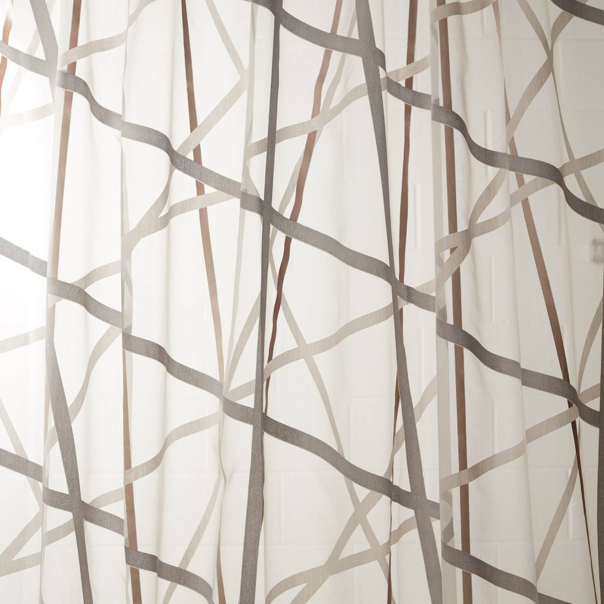 Yasuda Graphite/Bronze Fabric by Harlequin