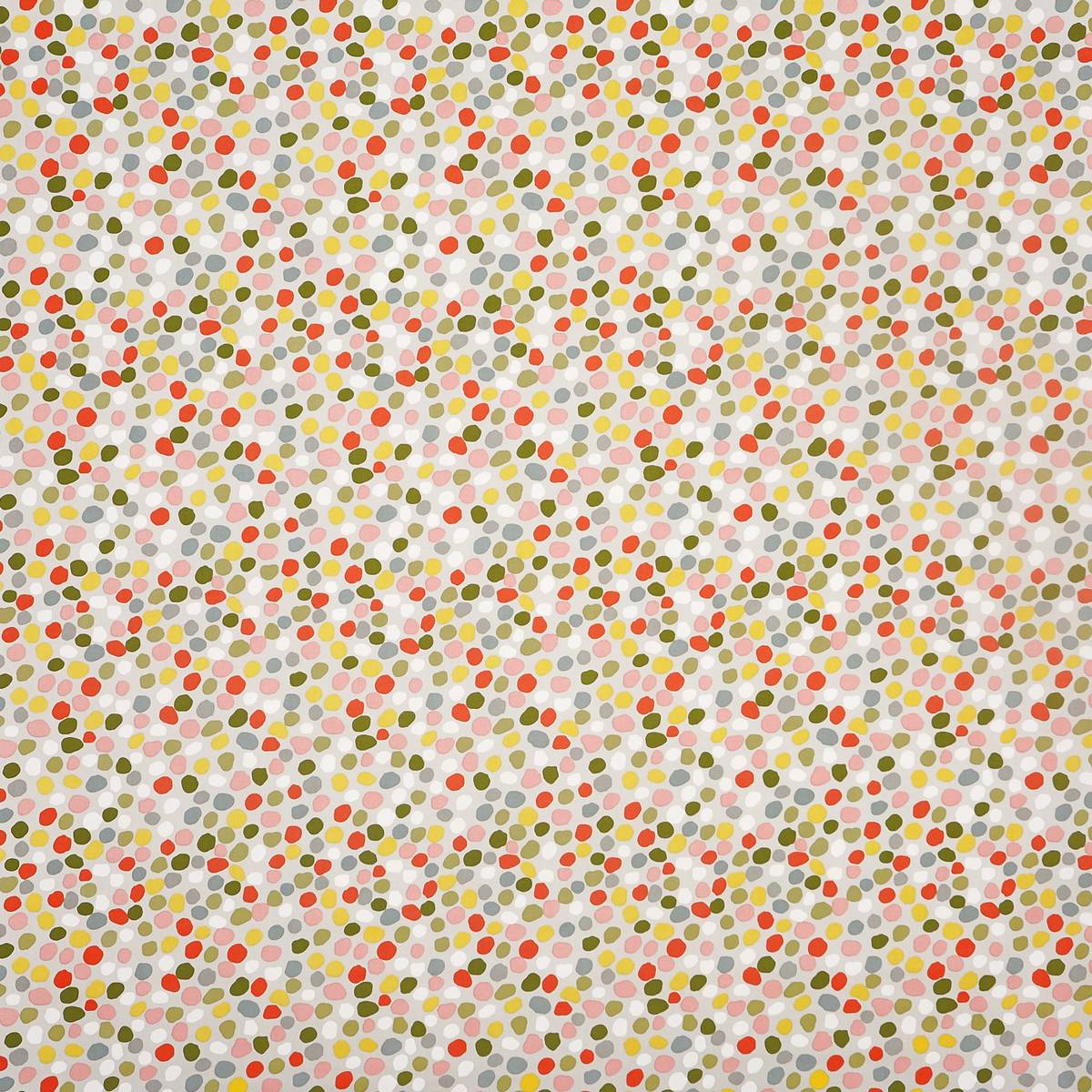 Dot To Dot Coral Fabric by Prestigious Textiles