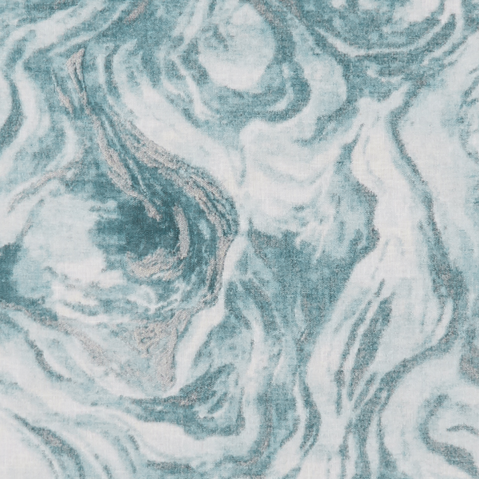 Lavico Sheer Mineral/kingfisher Fabric by Clarke & Clarke
