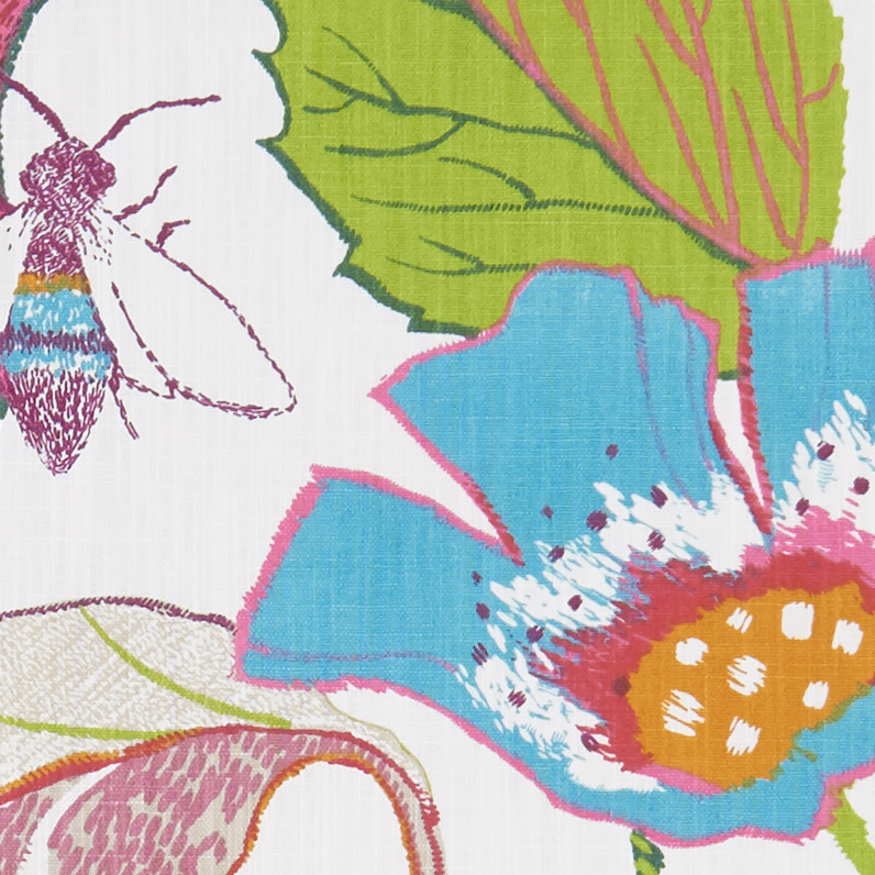 Lotus Summer Fabric by Clarke & Clarke