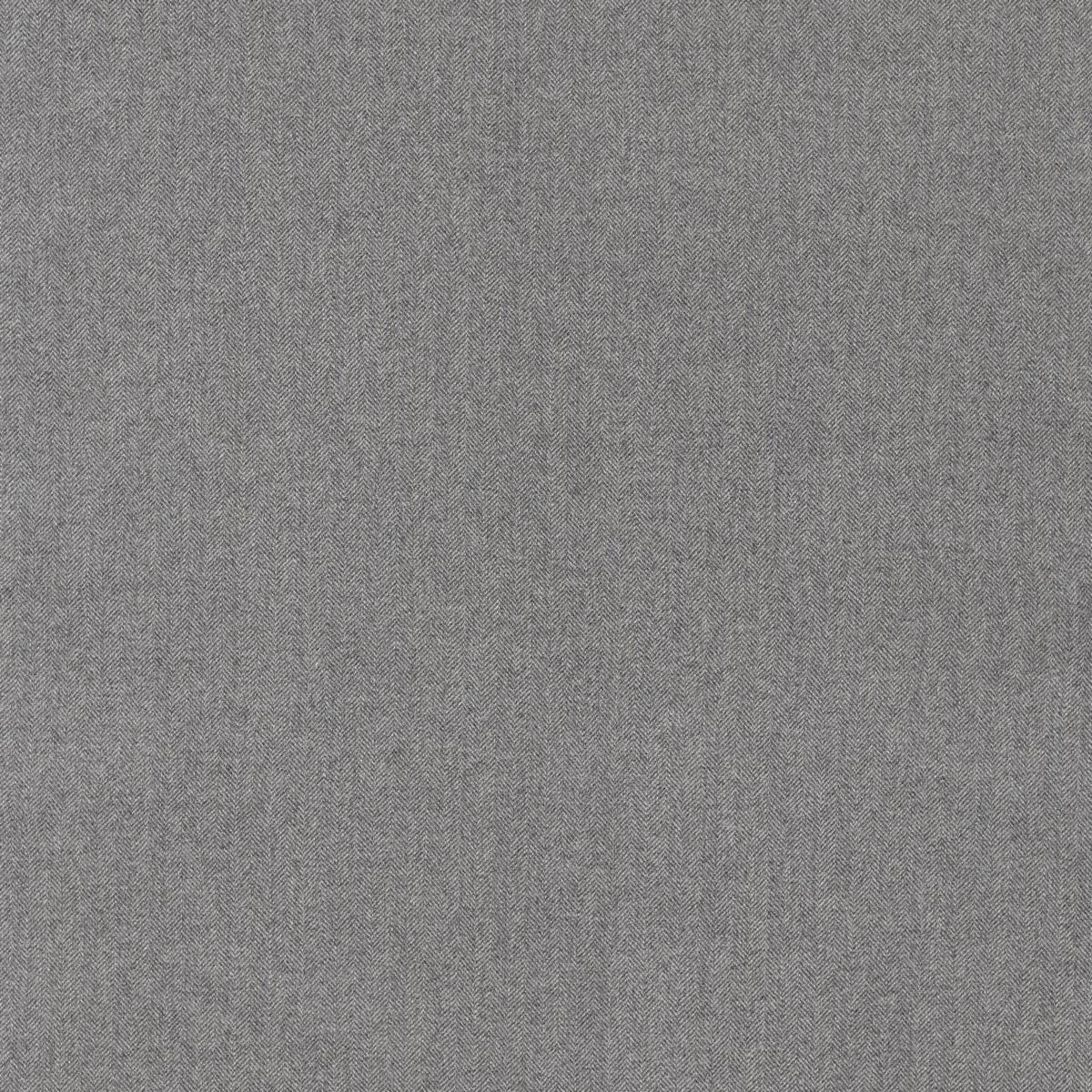 Hector Pewter Grey Fabric by Sanderson