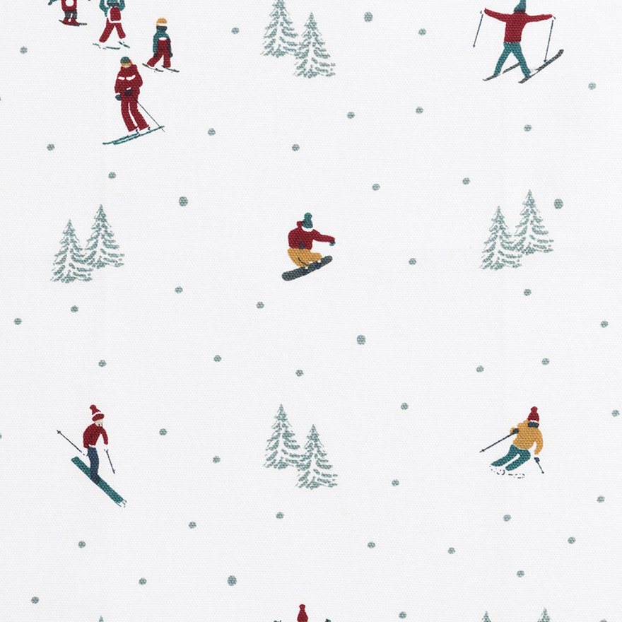 Skiing Fabric by Sophie Allport