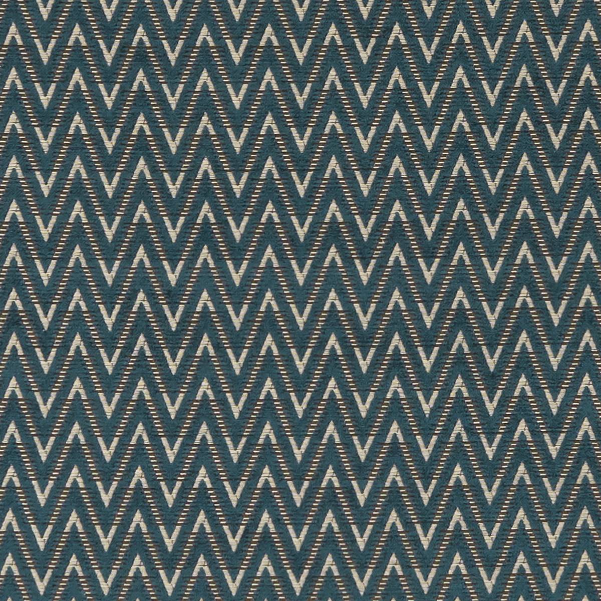 Zion Teal Fabric by Clarke & Clarke