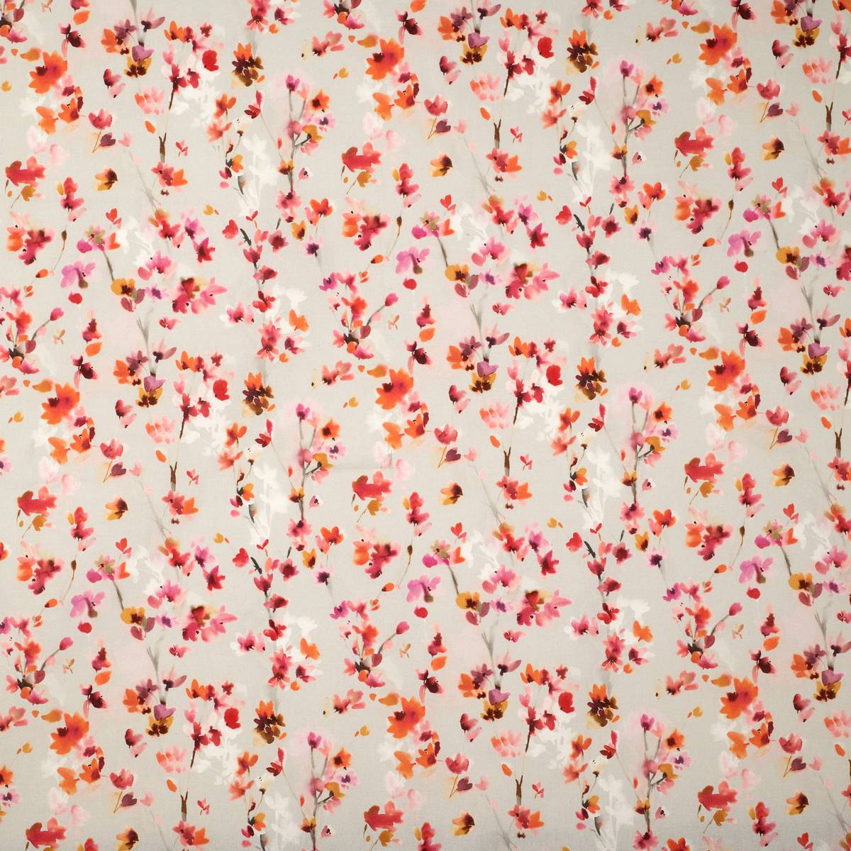 Alverstone Coral Fabric by Ashley Wilde