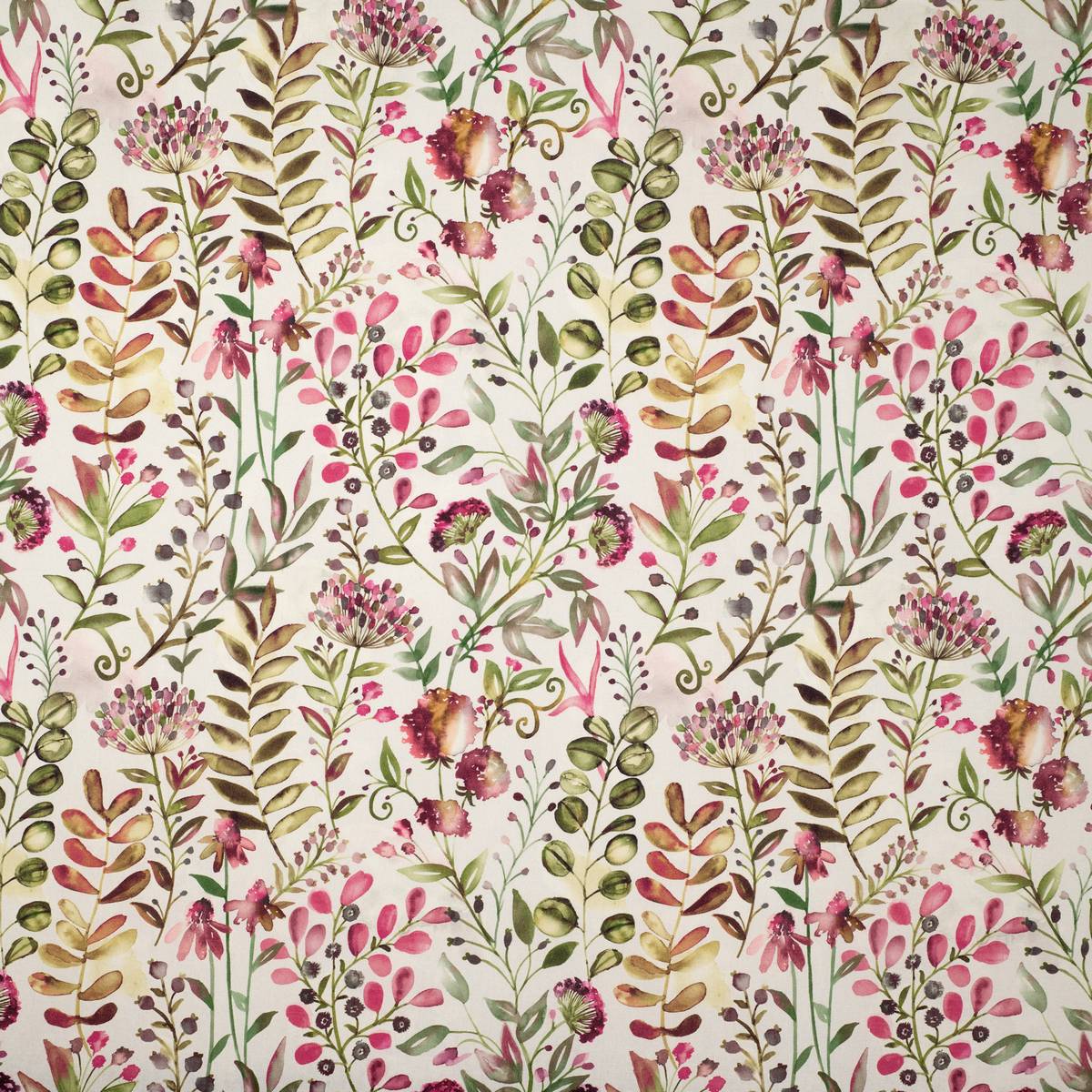 Whitwell Magenta Fabric by Ashley Wilde