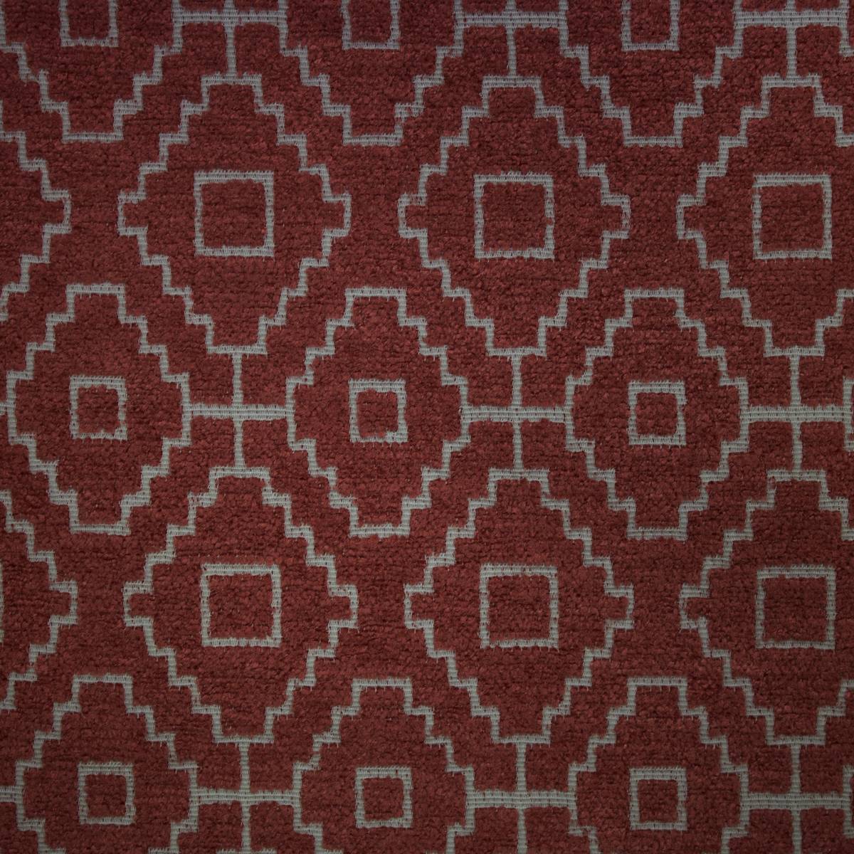 Kenza Cranberry Fabric by Ashley Wilde