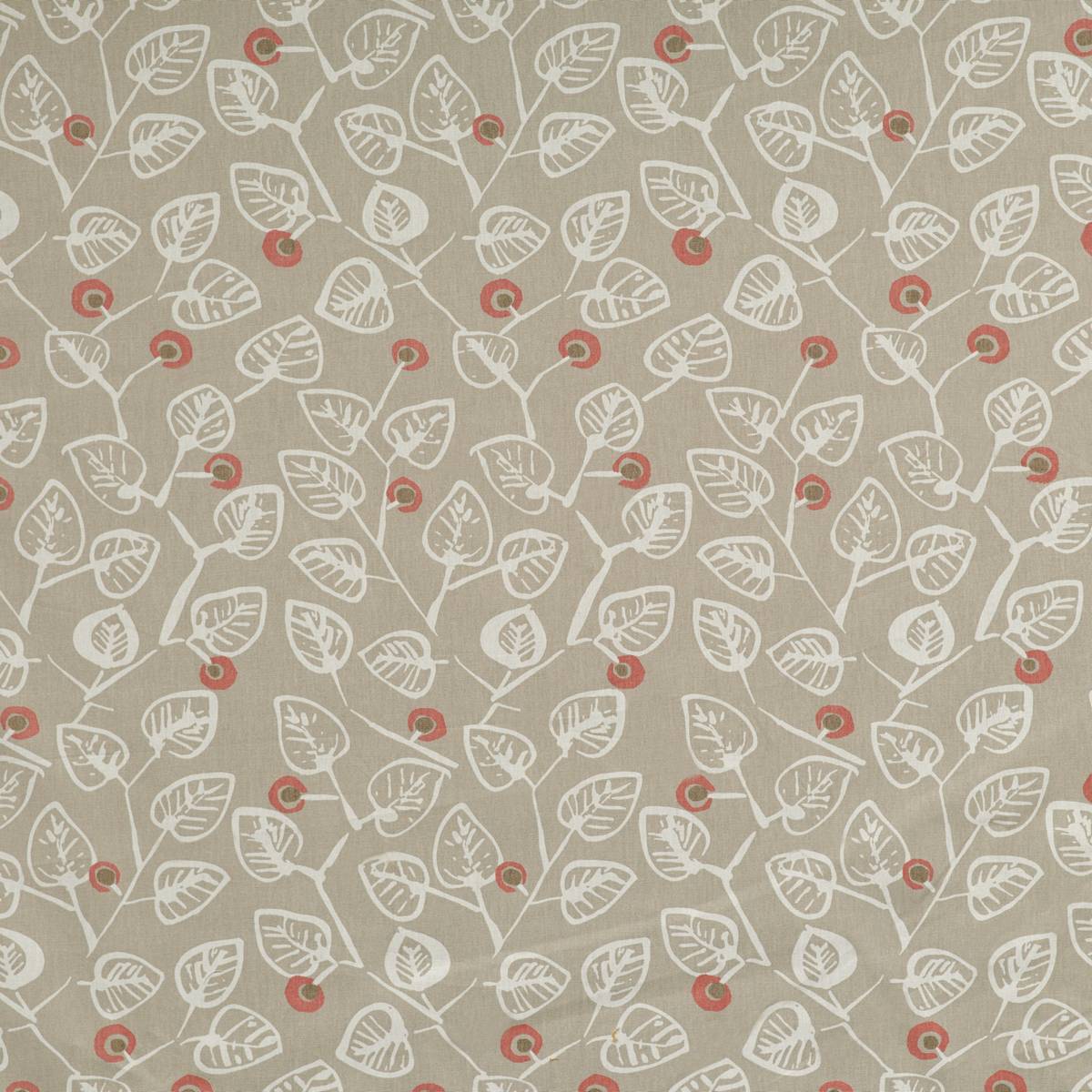 Elva Coral Fabric by Ashley Wilde