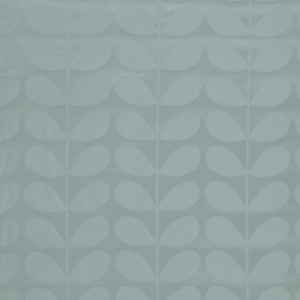Jacquard Stem Mid Powder Blue Fabric by Orla Kiely