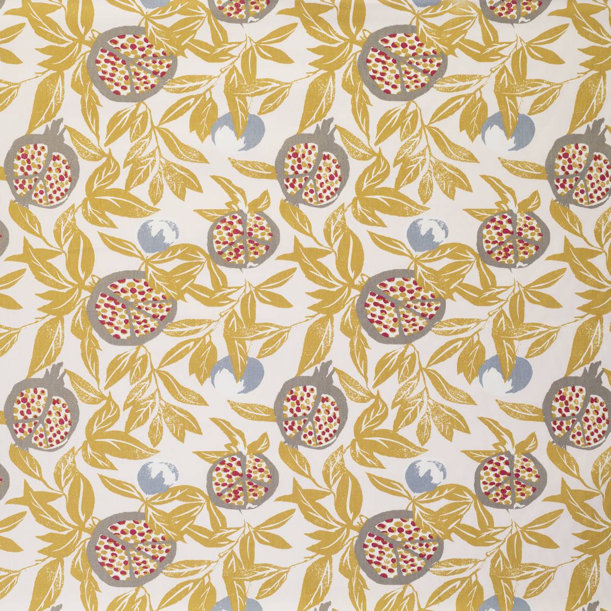 Sanson Ochre Fabric by Ashley Wilde