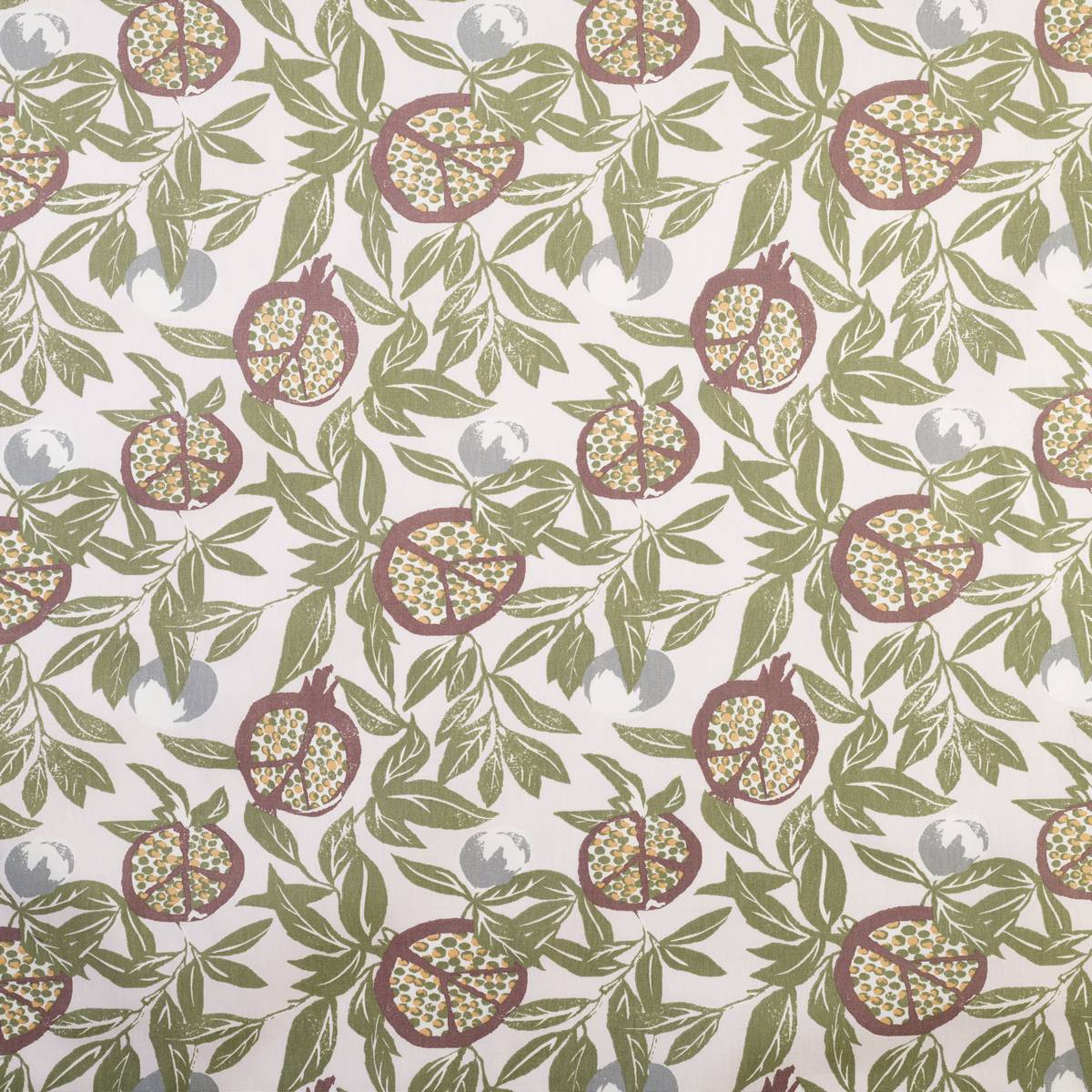 Sanson Olive Fabric by Ashley Wilde
