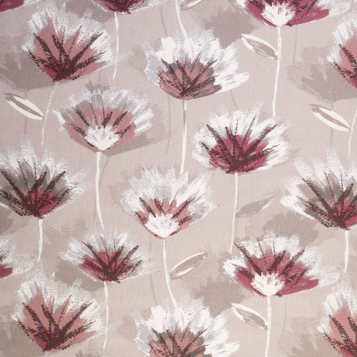 Zinio Rose Fabric by Ashley Wilde