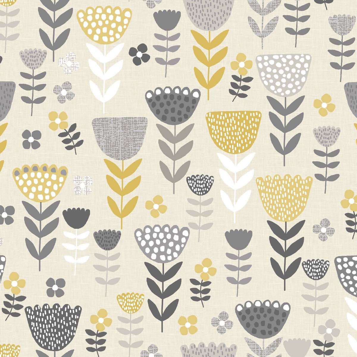 Annika Ochre Fabric by Fryetts