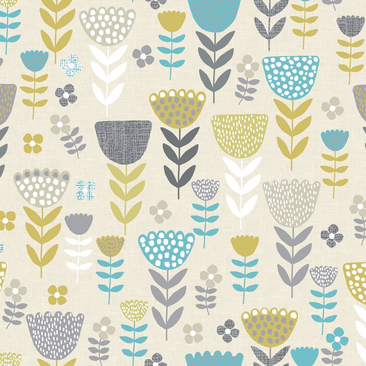 Annika Teal Fabric by Fryetts