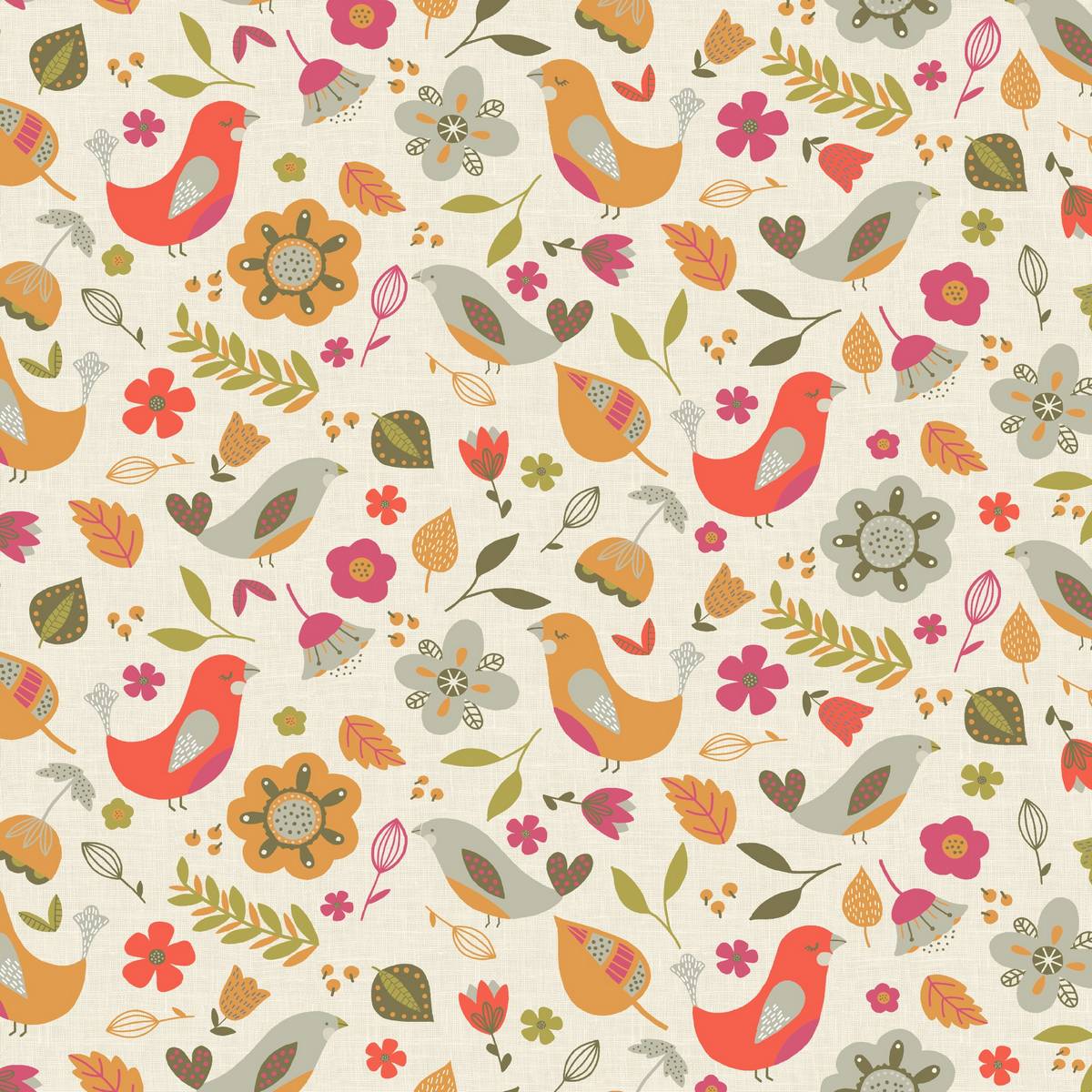Dalarna Tutti Frutti Fabric by Fryetts