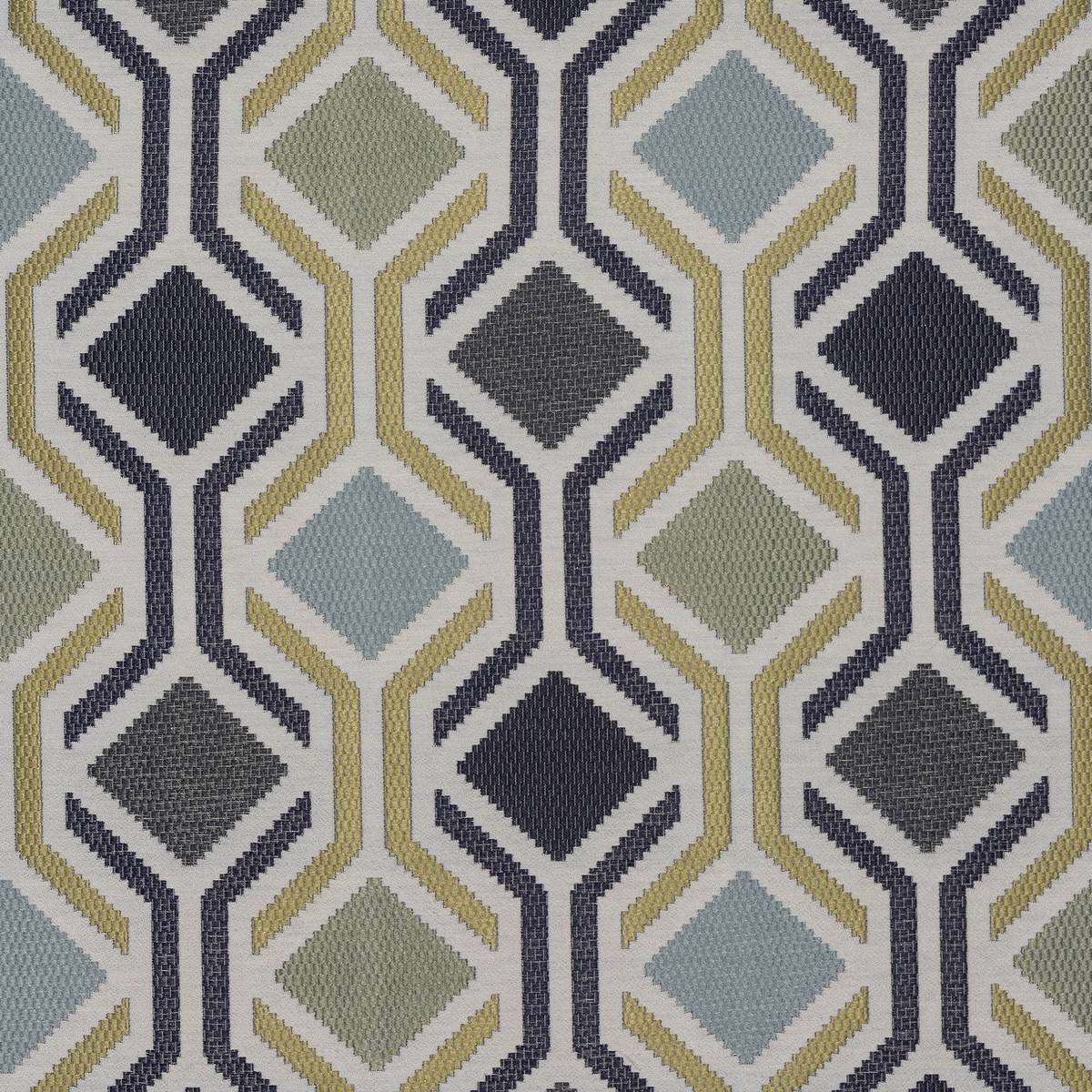 Mosaic Olive Fabric by Porter & Stone