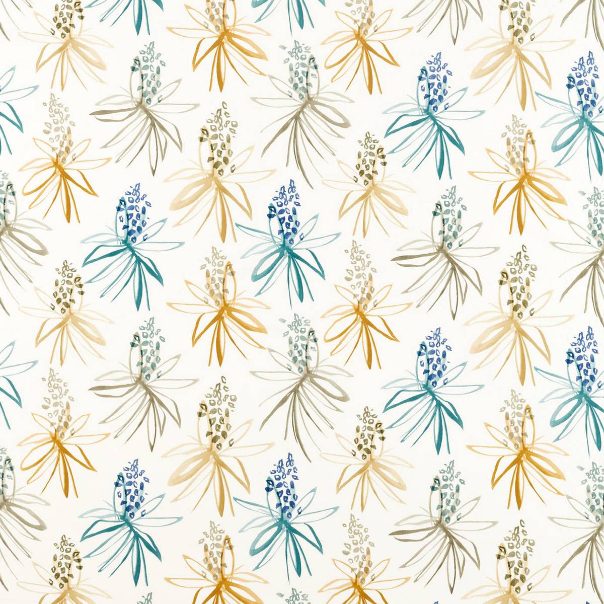 Tillandsia Papaya/Honey Fabric by Scion