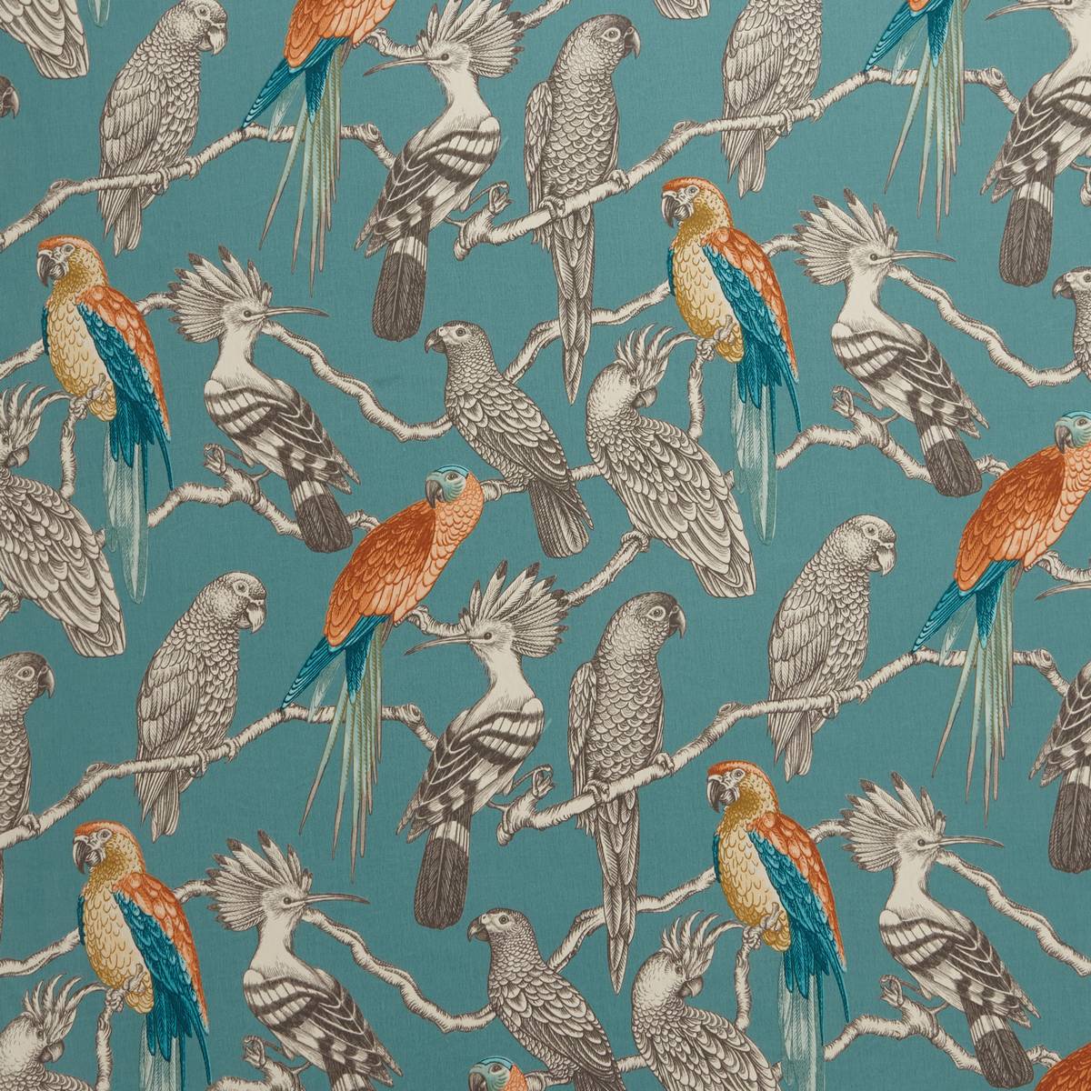 Aviary Lagoon Fabric by iLiv