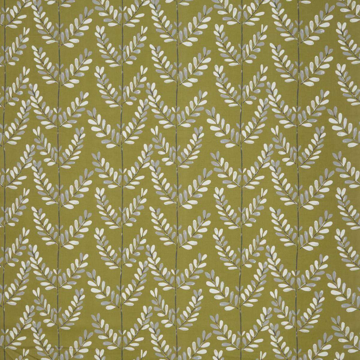 Scandi Sprig Kiwi Fabric by iLiv