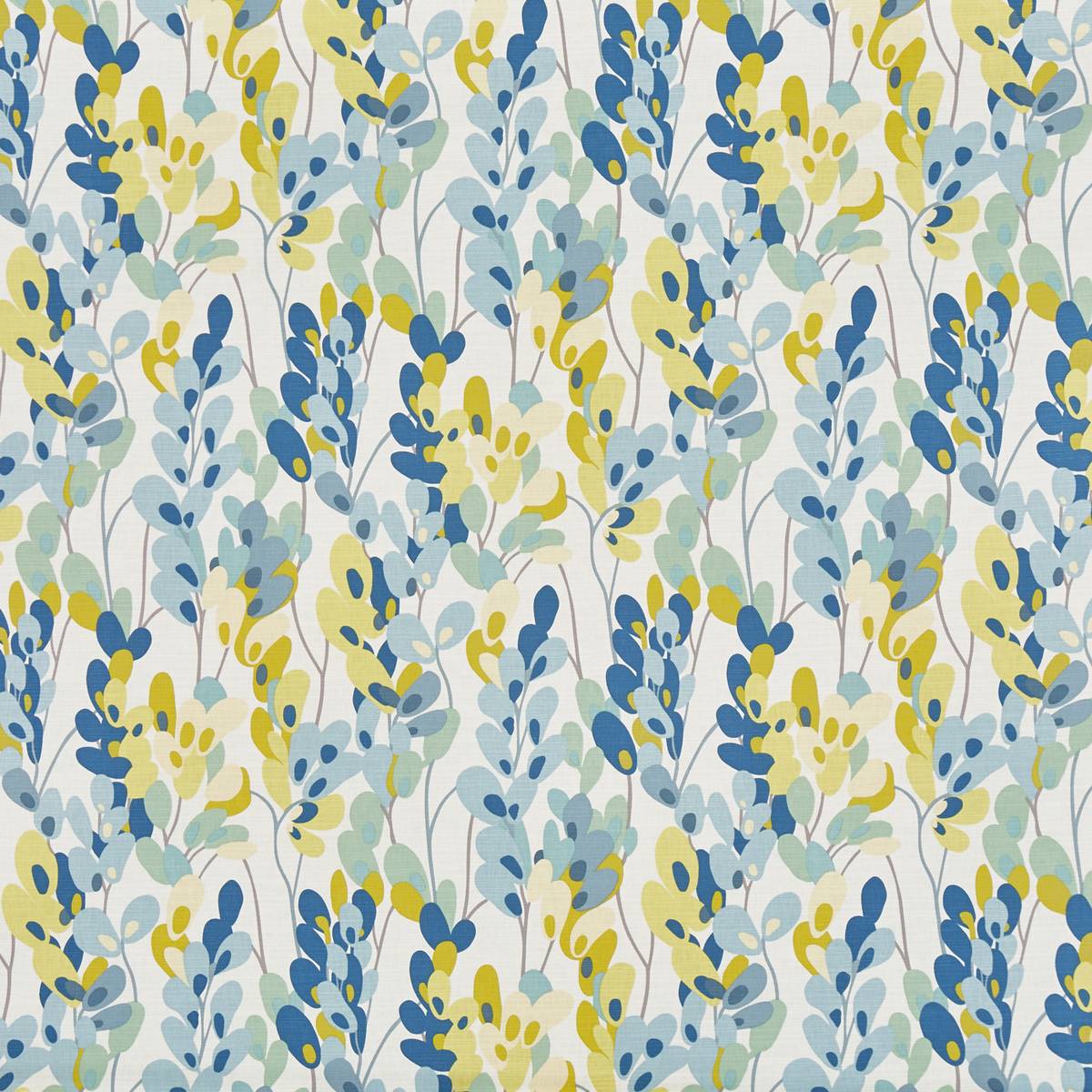 Twirl Lemon Zest Fabric by Prestigious Textiles