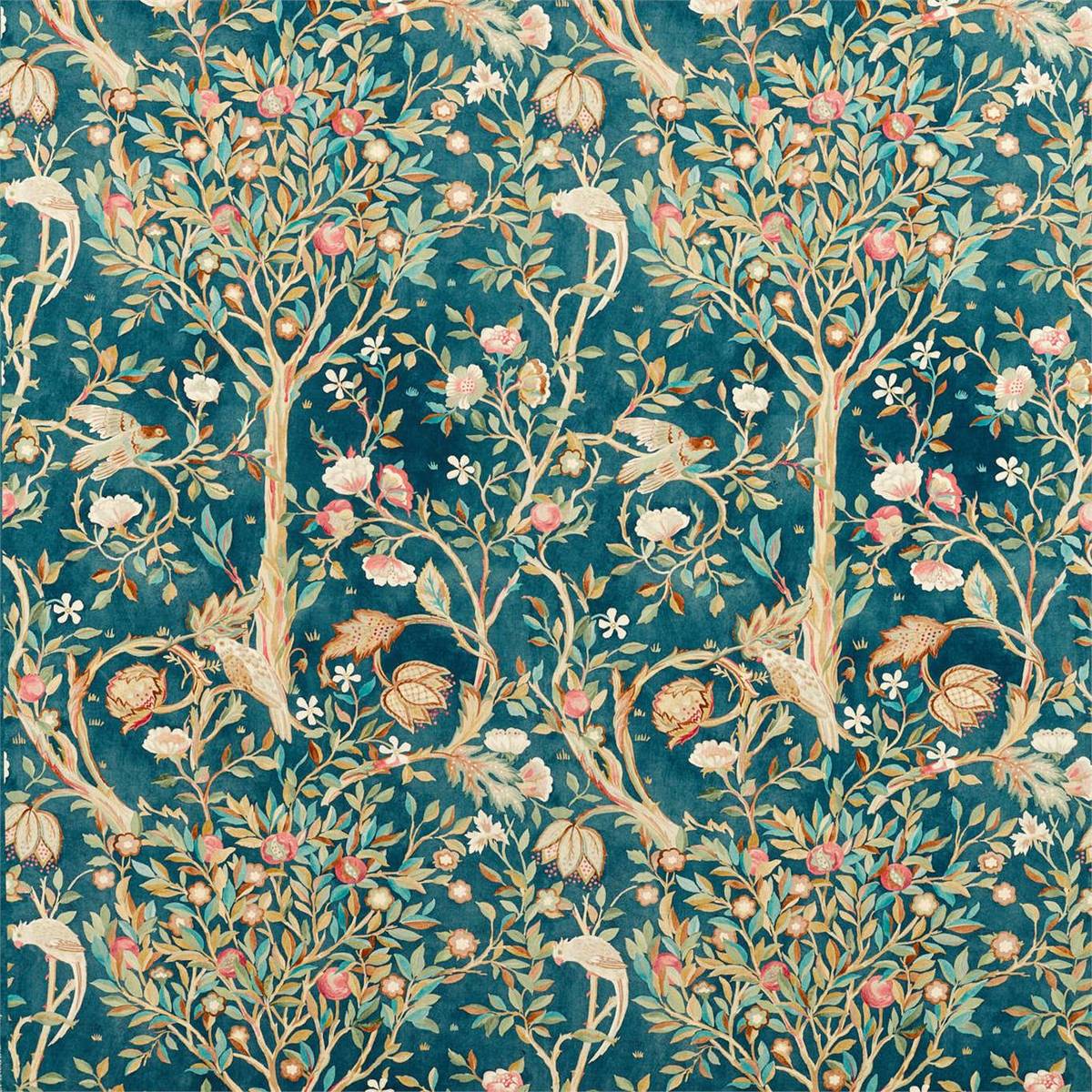 Melsetter Indigo Fabric by William Morris & Co.
