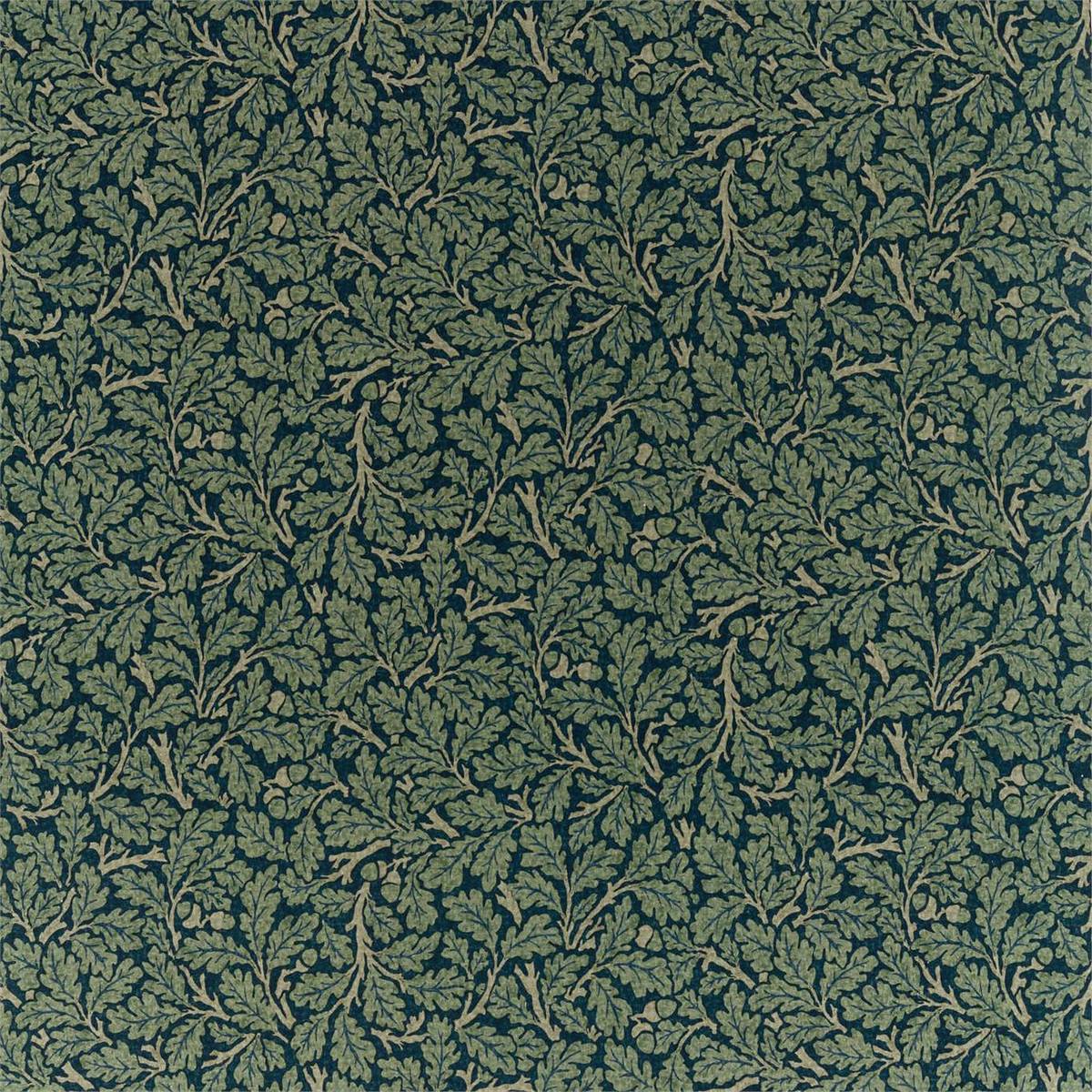 Oak Teal/Slate Fabric by William Morris & Co.