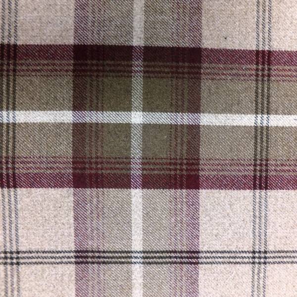 Balmoral Mulberry Fabric by Fryetts