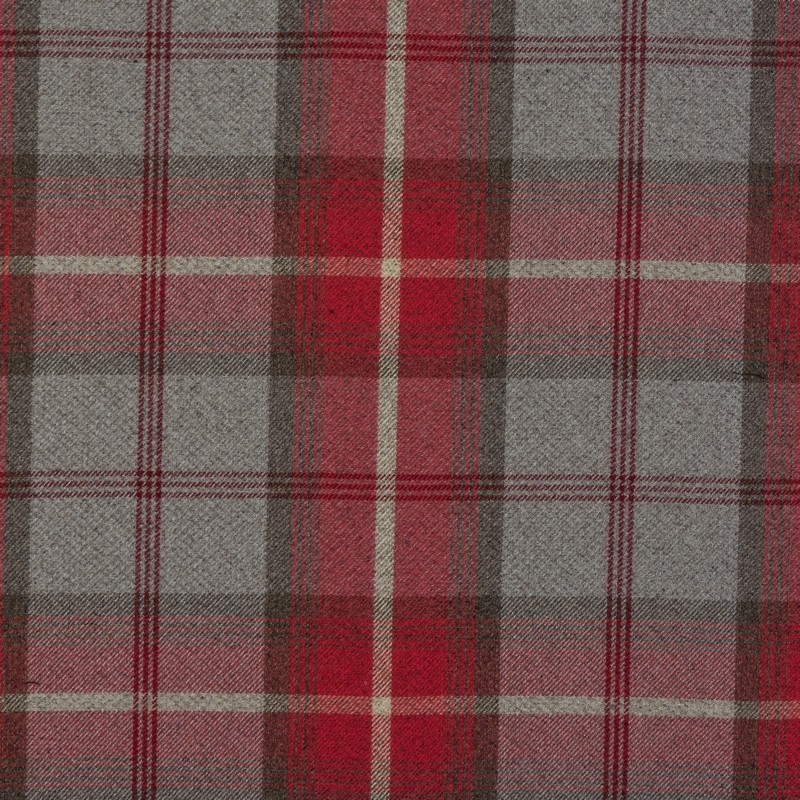 Balmoral Cherry Fabric by Porter & Stone