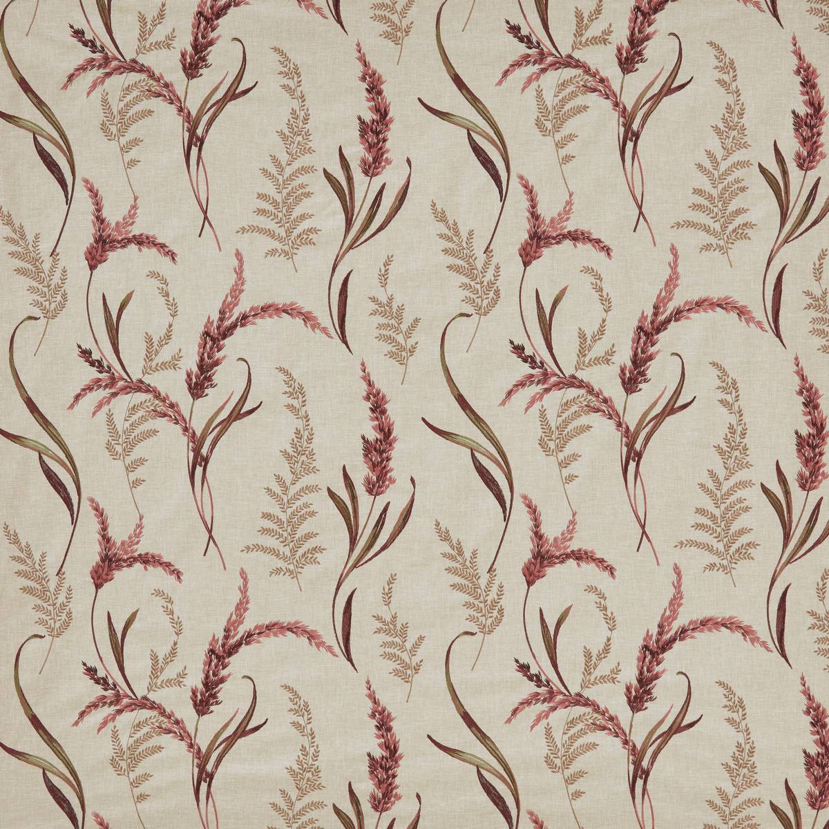 Grassland Garnet Fabric by iLiv