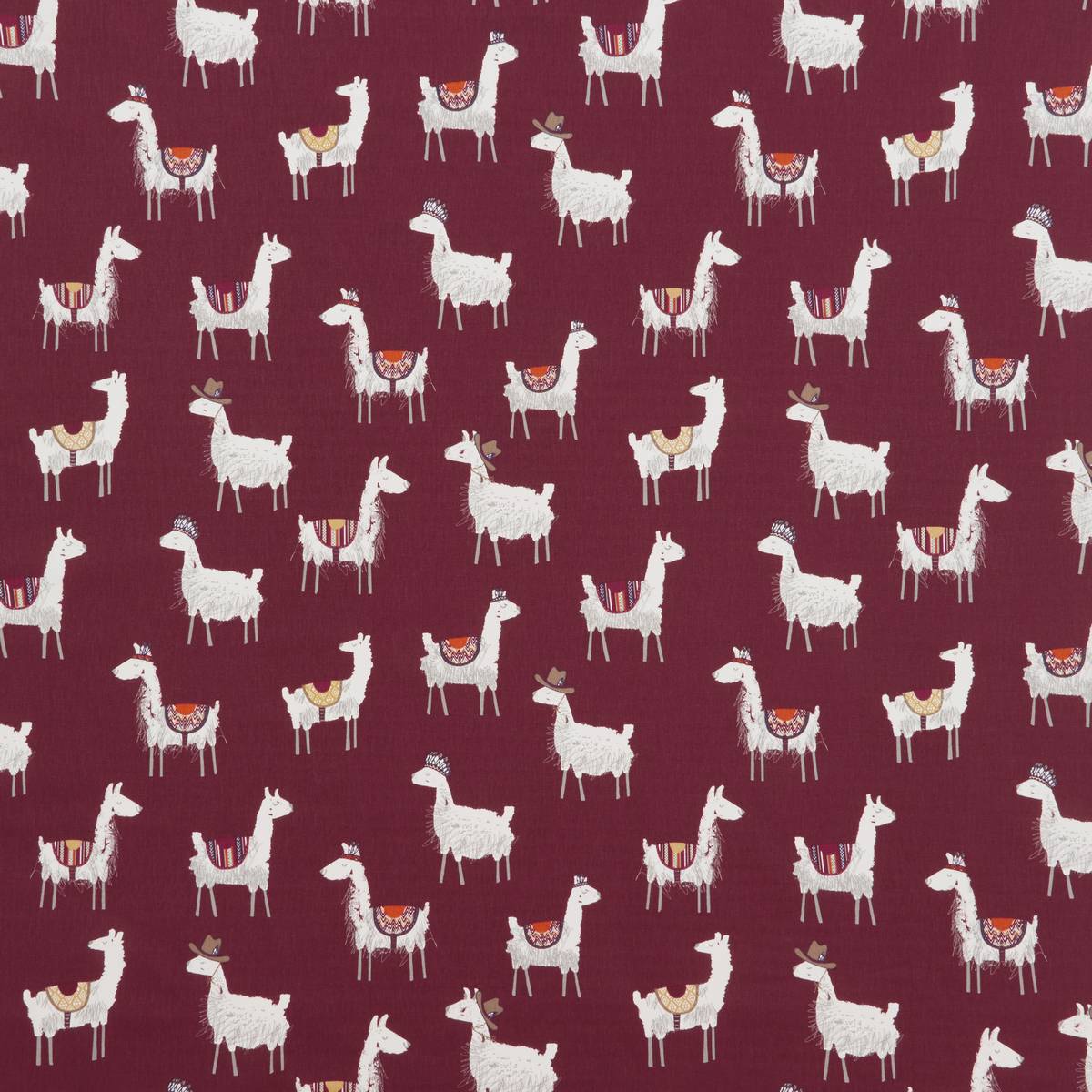 Alpaca Salsa Fabric by iLiv