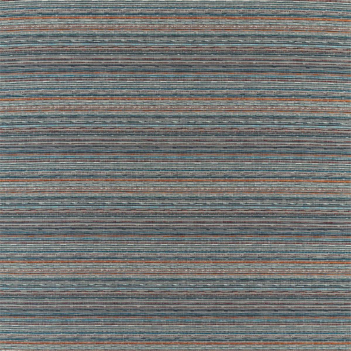 Nuka Mandarin/Teal/Aqua Fabric by Harlequin