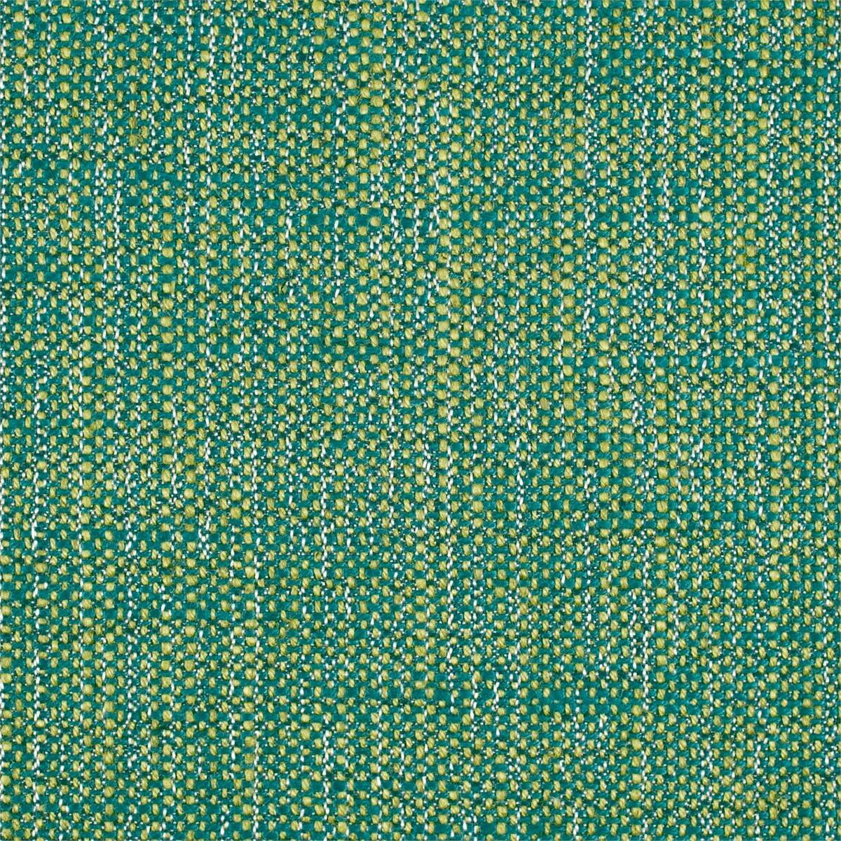 Burnish Teal Lime Fabric by Harlequin