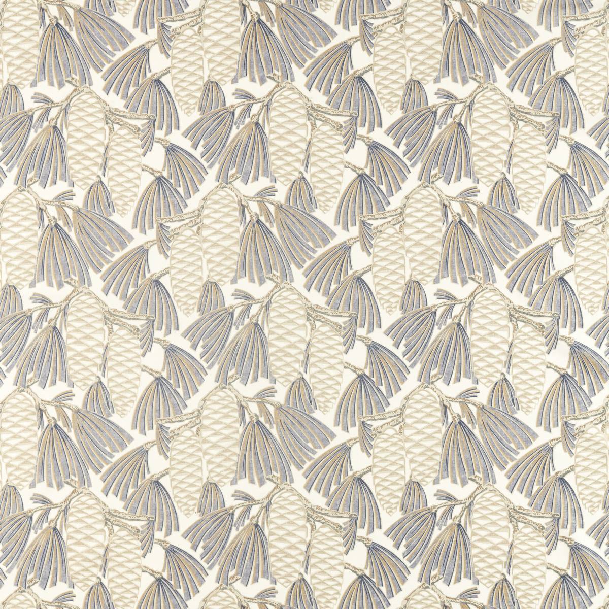 Foxley Platinum Fabric by Harlequin