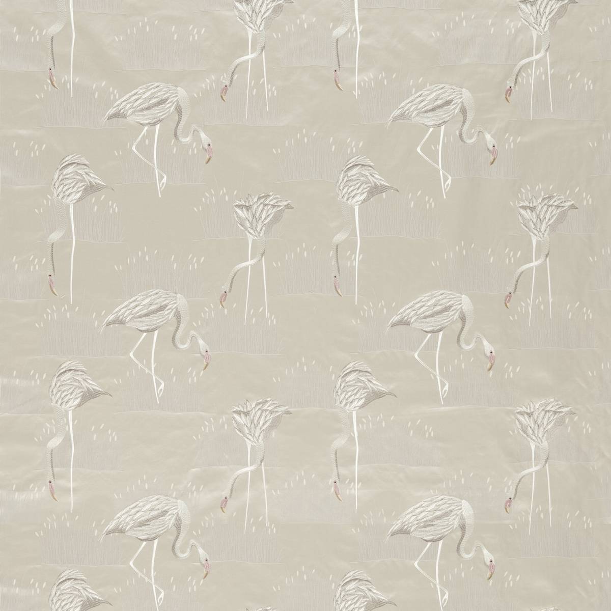 Salinas Linen/Silver Fabric by Harlequin