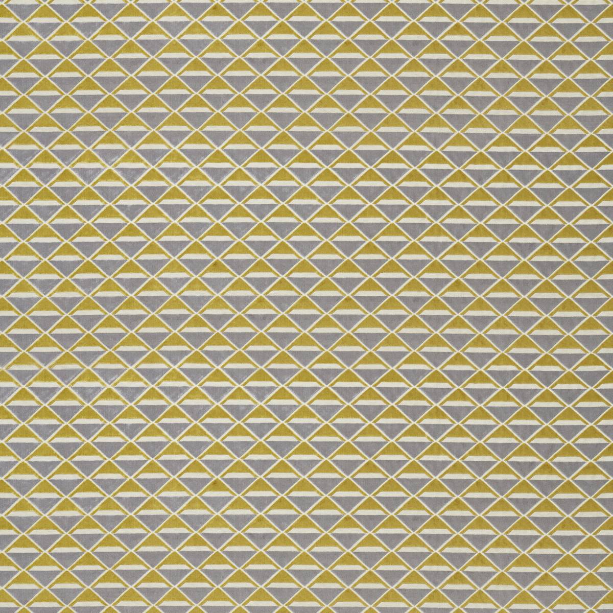 Petrova Citrus/Graphite Fabric by Harlequin