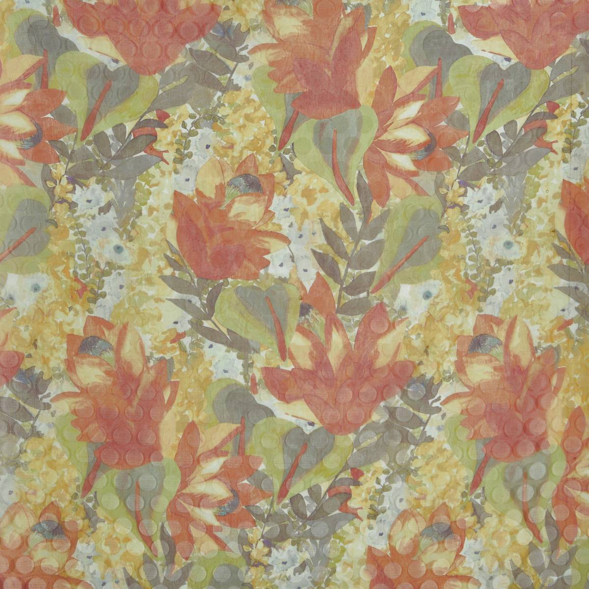 Waterlily Sienna Fabric by Prestigious Textiles