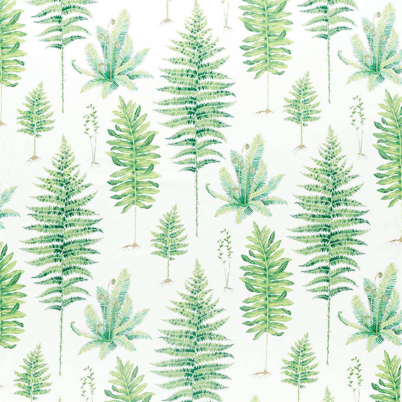 Fernery Botanical Green Fabric by Sanderson